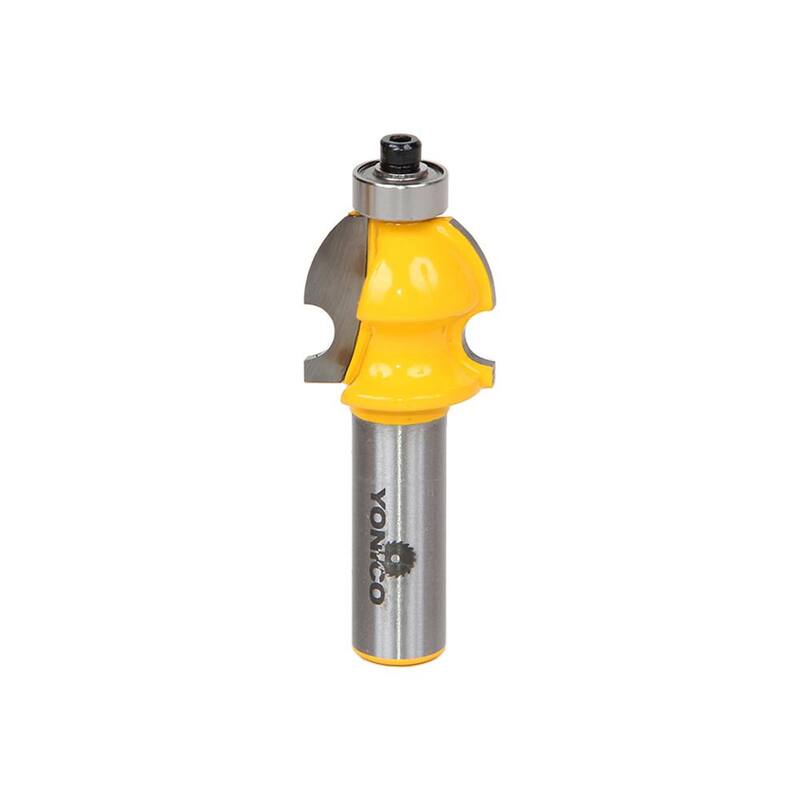 Yonico 15/16 pulg. L x 1/2 pulg. Broca de enrutador con punta de carburo para molduras arquitectónicas - 16136
