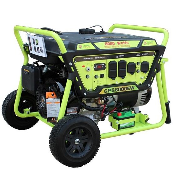 Green-Power Green-Power GPG8000W Gasoline Generator - 8000W - GPG8000W