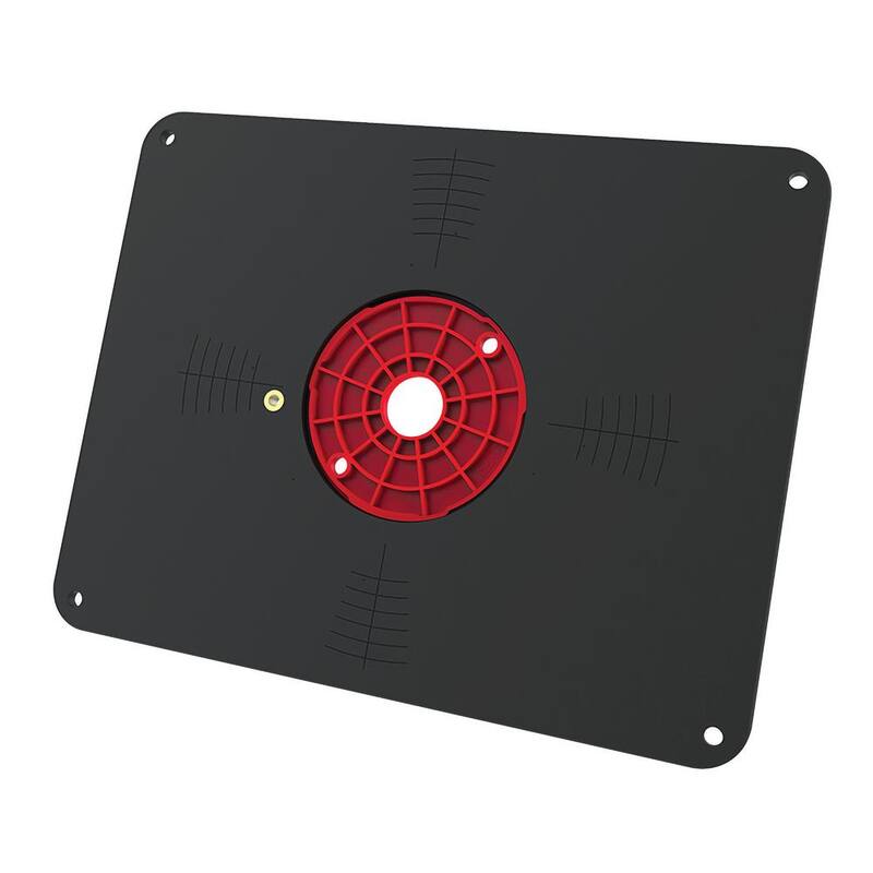 Placa de inserción de mesa de enrutador de precisión Kreg con anillos Level-Loc (No predrillado) - PRS4038