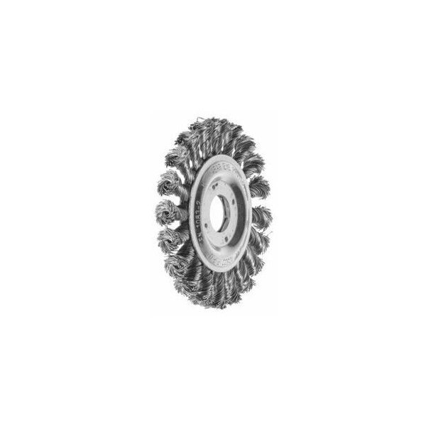 Holex Wheel Brush, 0.50 mm Steel Wire, Size: 115X22 - 571203 115X22