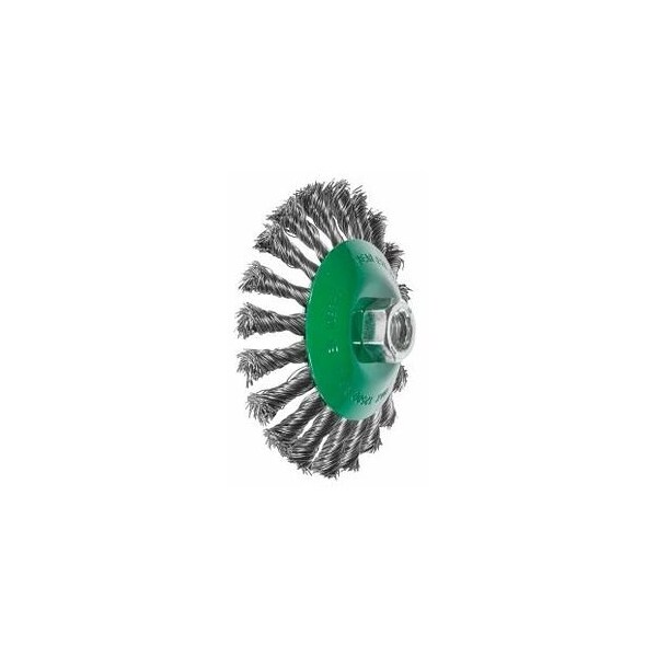 Holex Dished Bevel Brush, 0.50 mm Stainless Steel Wire, Size: 115XM14 - 571353 115XM14