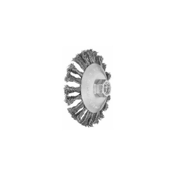 Holex Dished bevel brush Right-left knotted, steel wire 0.50 mm, Brush - 571308 115XM14