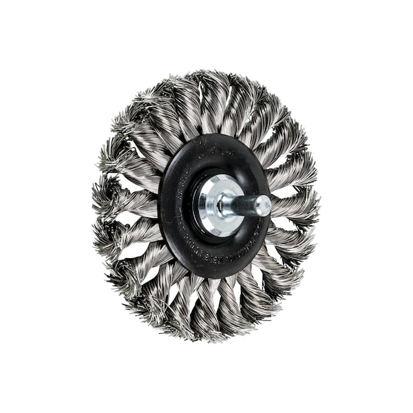Pferd Mtd Knot Wheel, .014SSWre, 1/4"Shnk, 3-1/4 - 82948