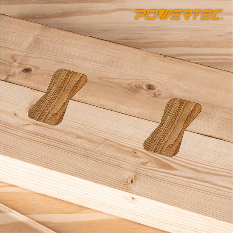 Plantilla de Router Butterfly Bowtie de Acrílico Transparente de 1/4 de Pulgada de Grosor para Carpintería, Cortes Precisos (Paquete de 8) - 71105-P2N