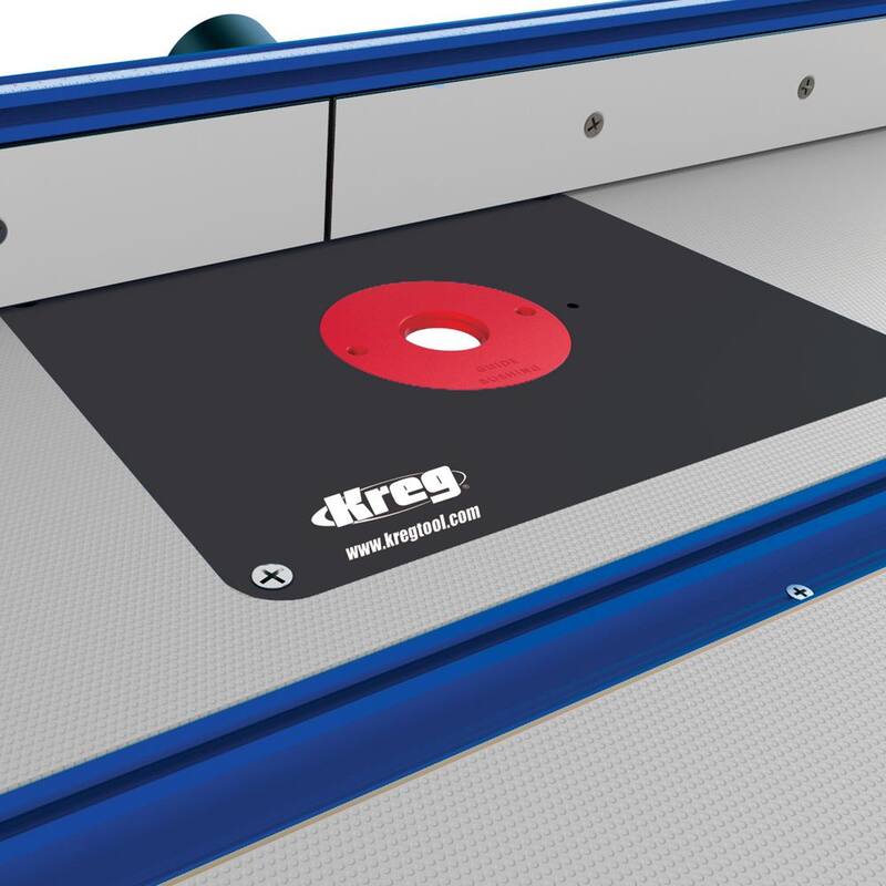 Placa de inserción de mesa de enrutador de precisión Kreg con anillos Level-Loc (preperforada Triton) - PRS4034