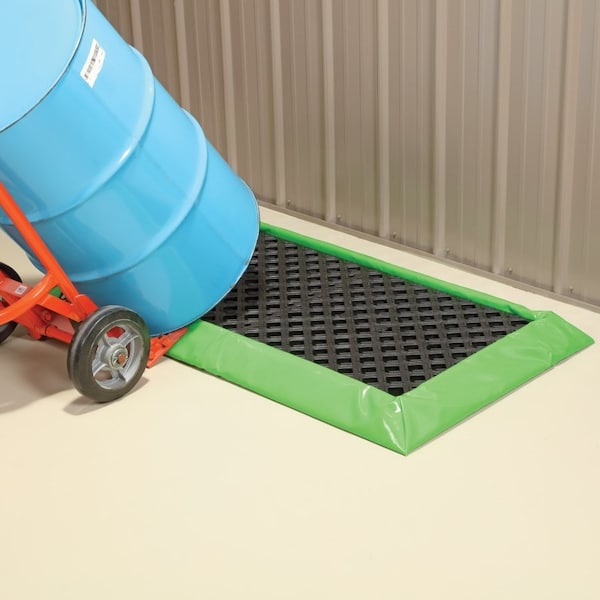 Pig PIG 2-Drum Foam Wall Spill Berm 56" L x 30" W x 4" H - PAK852