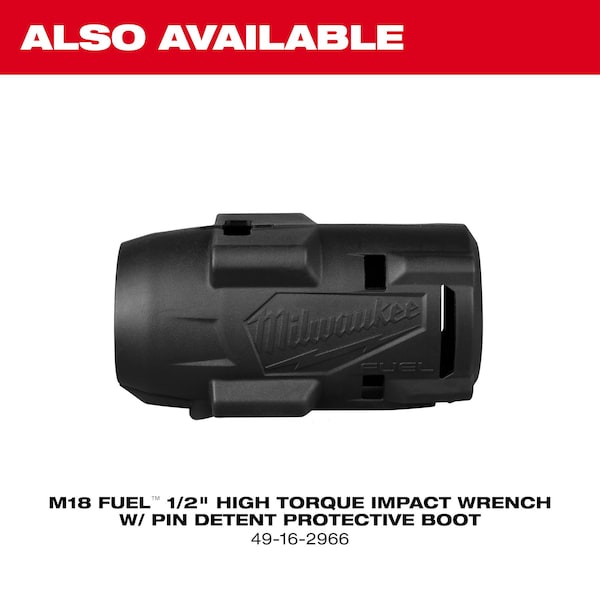 Milwaukee Tool M18 FUEL 1/2 in High Torque Impact Wrench with Pin Detent Tool Only - 2966-20