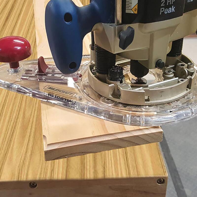 Milescraft CircleGuideKit Router Jig para enrutamiento de círculos pequeños y grandes - 1219