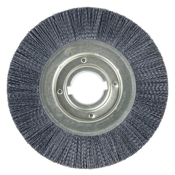 Weiler Burr-Rx 10" Crimped Filament Wheel Brush, .026/120CG Fill, 2" - 86129