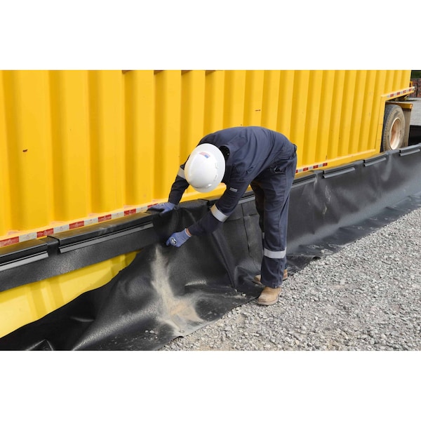 Ultratech Ultra-Containment Wall M2, 3 ft System Liner 30 MIL Textured PE 34' x 75', Liner Only - 8888