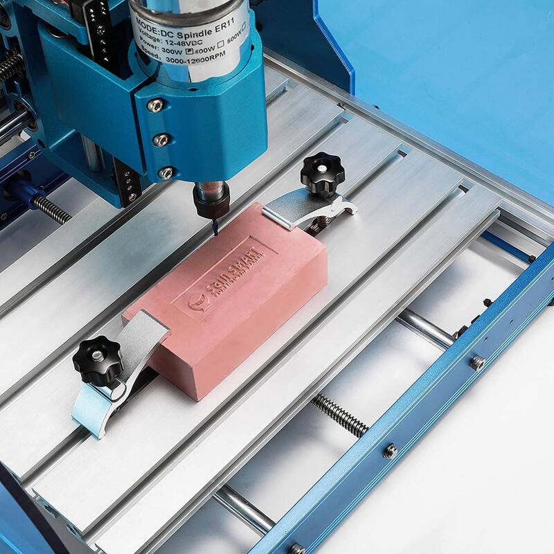 SainSmart Genmitsu 2-Pieza T-Track Mini Kit de Sujeción, Compatible con 3018-PRO/3018-PROVer/MX3 CNC Router - 101-63-MCP