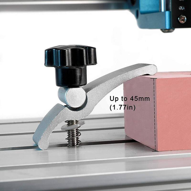 SainSmart Genmitsu 2-Pieza T-Track Mini Kit de Sujeción, Compatible con 3018-PRO/3018-PROVer/MX3 CNC Router - 101-63-MCP
