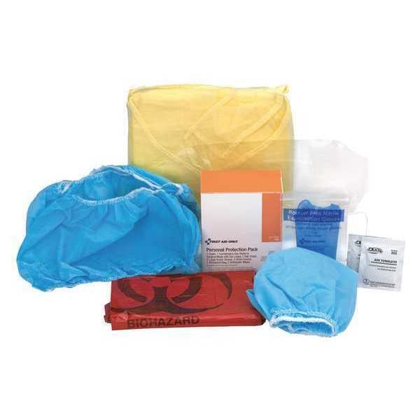 First Aid Only Body Fluid Spill Kit Refill, Not Applicable Volume Absorbed per Kit, Box, Orange, 10 - 21-765