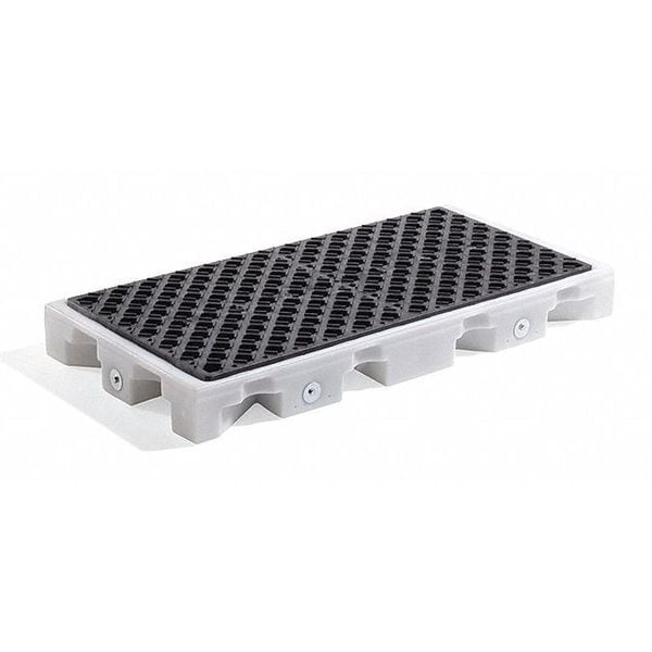 Pig Spill Deck, 22 gal Spill Capacity, 2 Drums, 3,000 lb Load Capacity - PAK529