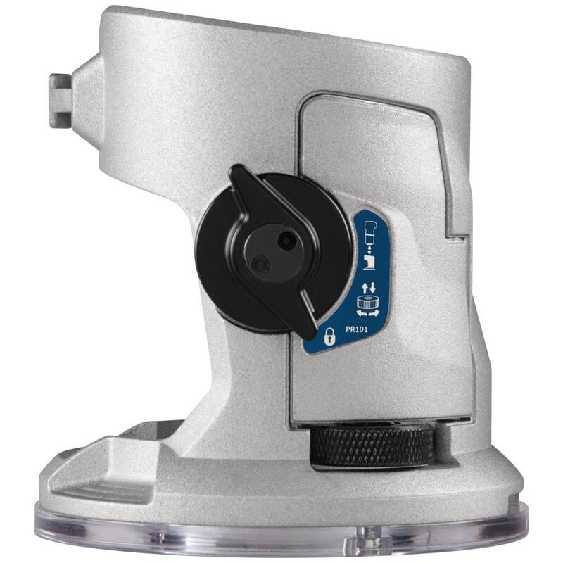 Base fija de aluminio para enrutador de palma Bosch GKF125CE - PR101