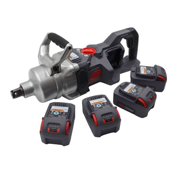 Ingersoll-Rand 20V High-torque 1" Cordless Impact Wrench Kit, 4 Batteries - W9491-K4E