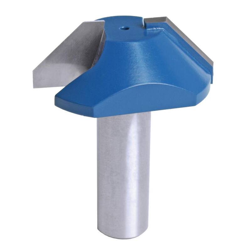 Herramienta para cortar muescas en bits de router Kreg para rieles de 1-1/2 pulgadas con muesca de 3/8 pulgadas - PRS4210
