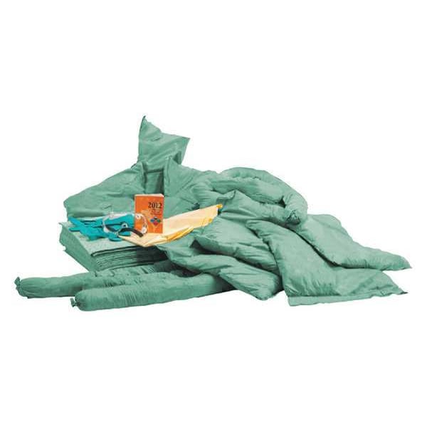 Condor Spill Kit Refill, 32 gal Volume Absorbed per Kit, 55 gal Capacity, Refill - 35ZR87