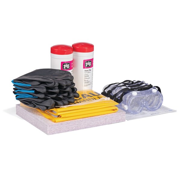 Pig Refill for Battery Acid Spill Kit in Countertop Box Absorbs Neutralizes Battery Acid Neutralizing - RFL2303