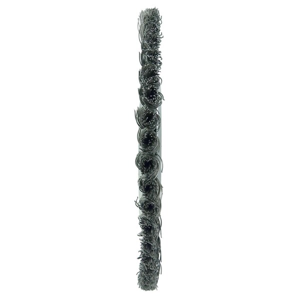 Weiler 10" Cable Twist Knot Wire Wheel, .023" Steel Fill, 1-1/4" Arbor Hole - 8879