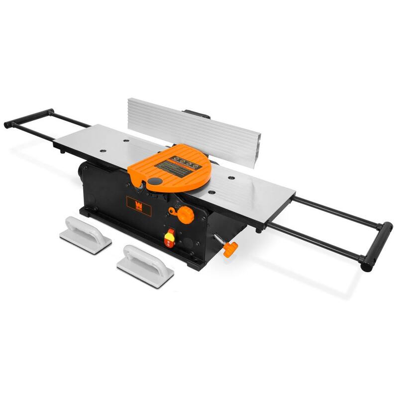 Cepilladora de banco en espiral de 8 pulgadas con mesa extensible de 10 amperios - JT833H