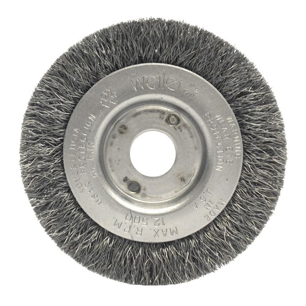 Weiler 3" Narrow Face Wheel, .014" Steel Fill, 1/2"-3/8" Arbor Hole - 274