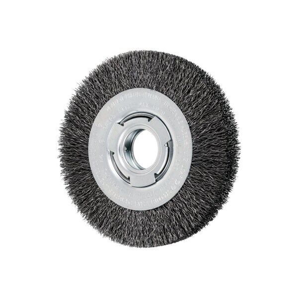 Pferd 6" Crimped Wire Wheel - Medium Face - .014 CS Wire, 2" A.H. - 81116