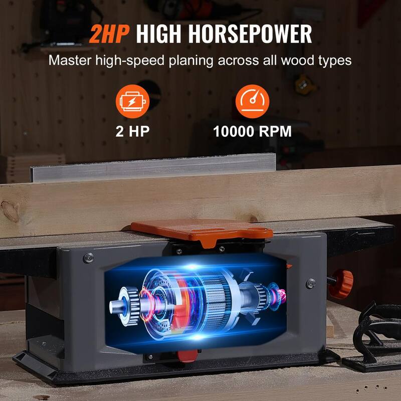 VEVOR Spiral Benchtop Jointer 8 in. 2HP 10000 RPM Bench Top Wood Jointer 18-Blade Spiral Cutterhead for Woodworking - JFJYCP82HP16RVFCZV1

Cepillo de mesa en espiral VEVOR de 8 pulgadas 2HP 10000 RPM para madera con cabezal cortador de espiral de 18 hojas para carpintería - JFJYCP82HP16RVFCZV1