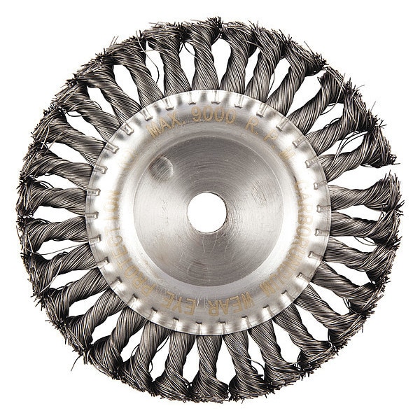 Zoro Select Wire Wheel Brush, 0.014" dia. Wire - 66254443305