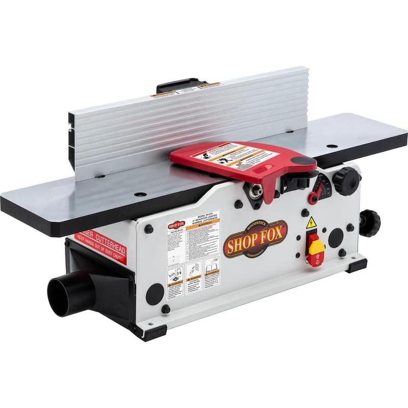 Cepilladora de banco de 6 pulgadas con cabezal cortador de espiral - W1876 de Shop Fox