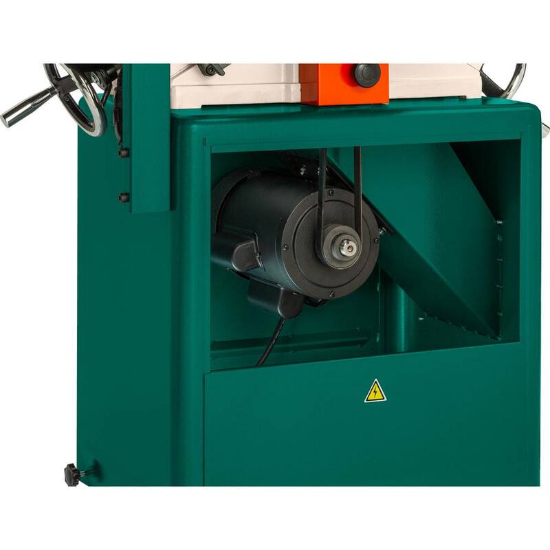 Desbastadora de 8 pulgadas x 72 pulgadas con cabezal cortador helicoidal y base móvil - G0856