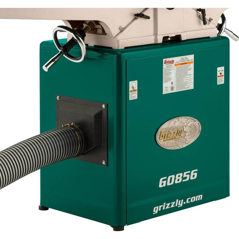 Desbastadora de 8 pulgadas x 72 pulgadas con cabezal cortador helicoidal y base móvil - G0856