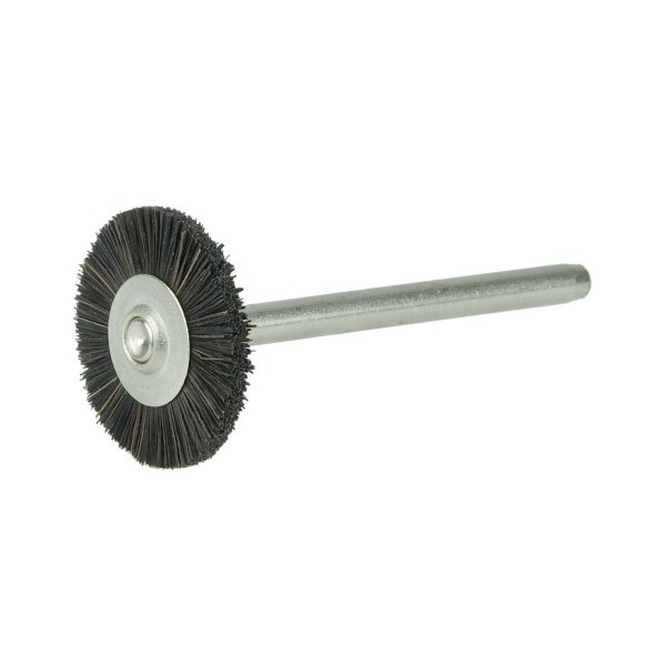 Weiler 3/4" Miniature Wheel, Stiff Hair Fill, 3/32" Stem - 26043