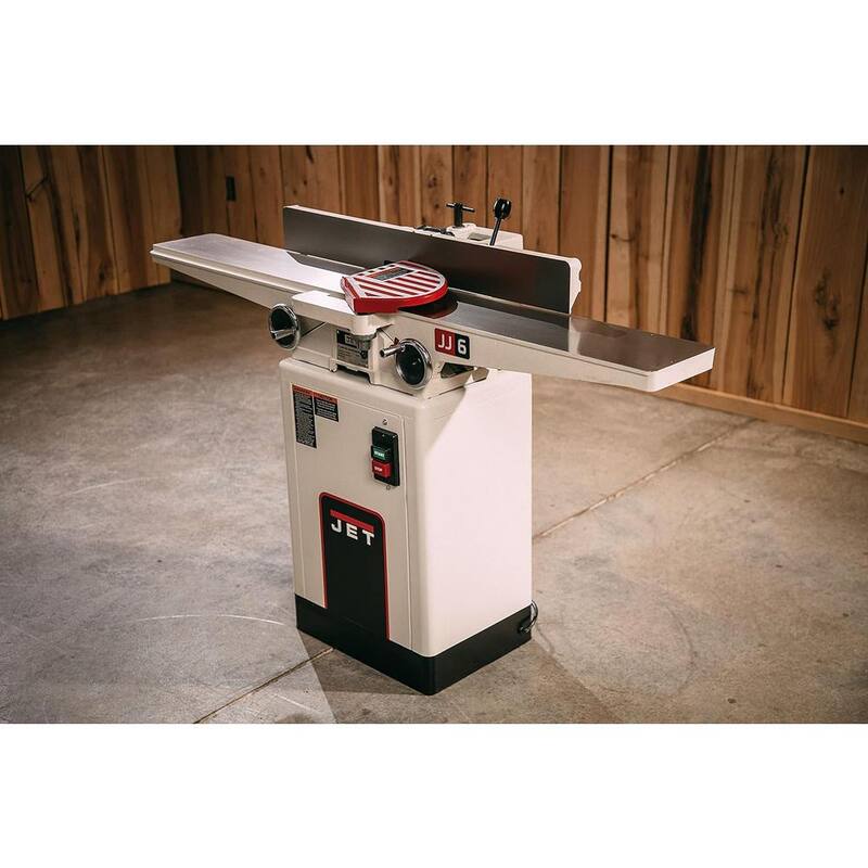 Jet 1 HP 6 in. Carpintería Long Bed Helical Head Jointer, 115/230-Volt, JJ-6HHDX - 708466DXK