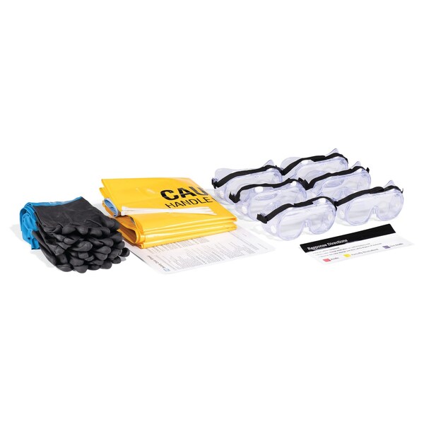 Pig Refill for Battery Acid Spill Kit in Countertop Box PPE ONLY - RFL2305