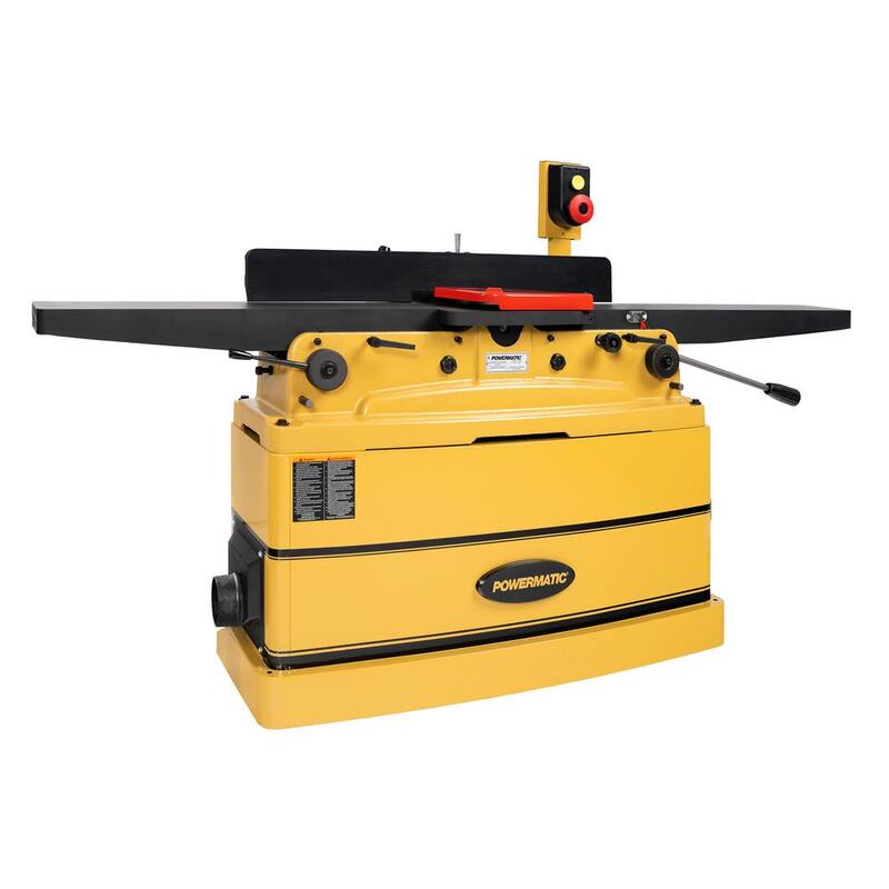 Powermatic PJ882T, Cepilladora de 8 pulgadas con paralelogramo y ArmorGlide, cabezal cortador de cuchillas de acero de alta velocidad, 2 HP, 1 fase 230 voltios - PM1-1610079T
