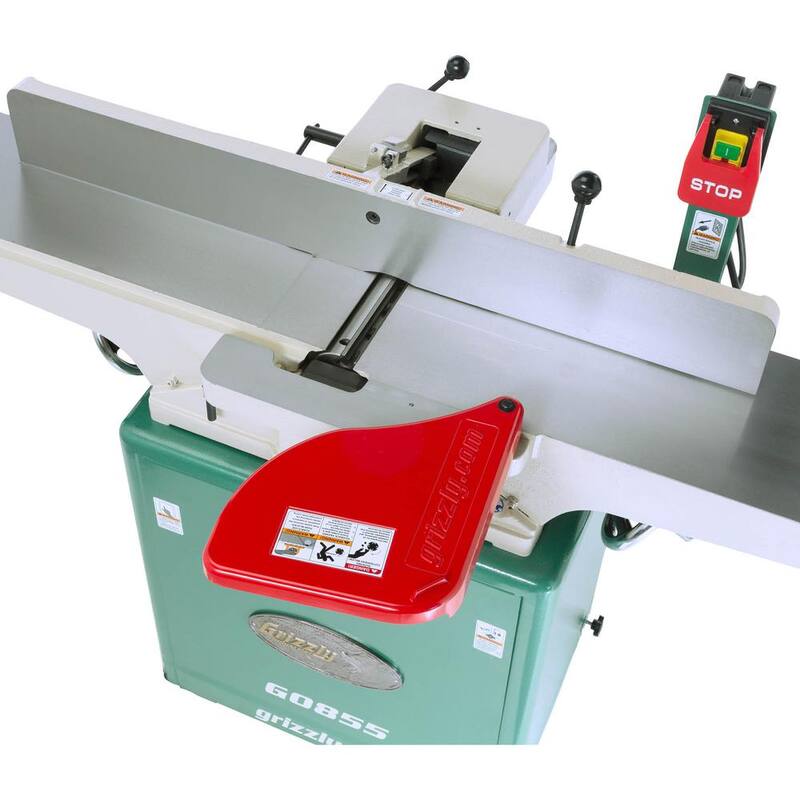 Cepilladora con base móvil incorporada - G0855 de Grizzly Industrial de 12 amperes y 8 pulgadas