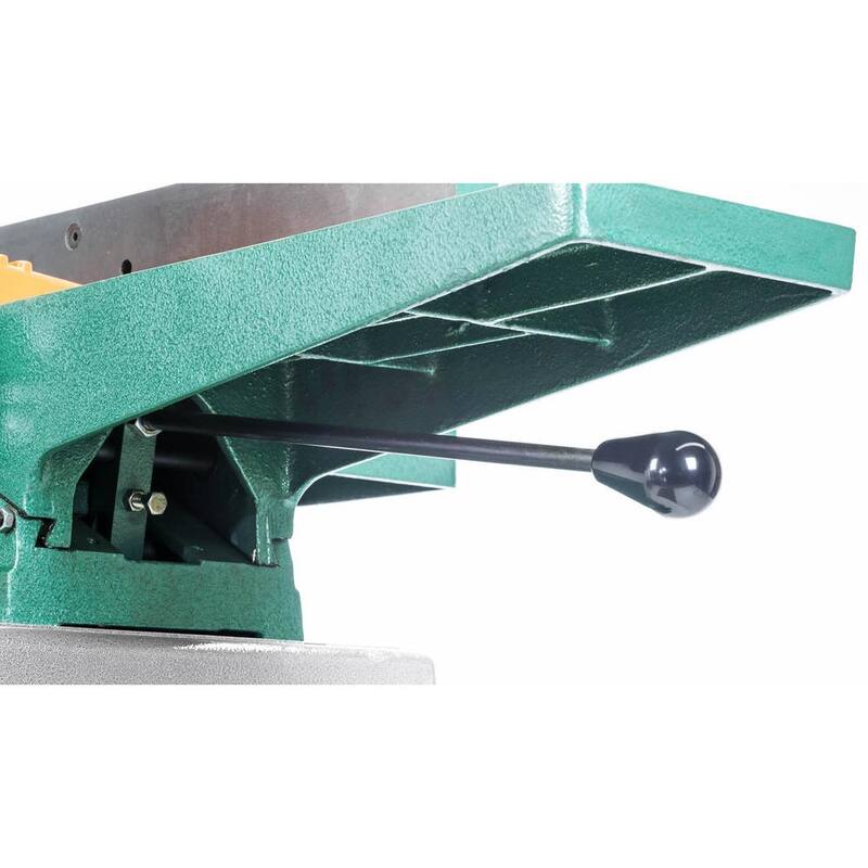 Cepillo de unión con cable de 6 pulgadas y soporte de gabinete de 14 amperios / 7 amperios de Grizzly Industrial - G0814