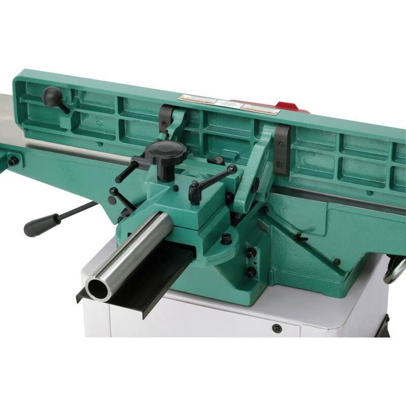 Desbastadora con espiral Grizzly Industrial de 15 amperios / 7.5 amperios y 6 pulgadas con cabezal cortador - G0452Z