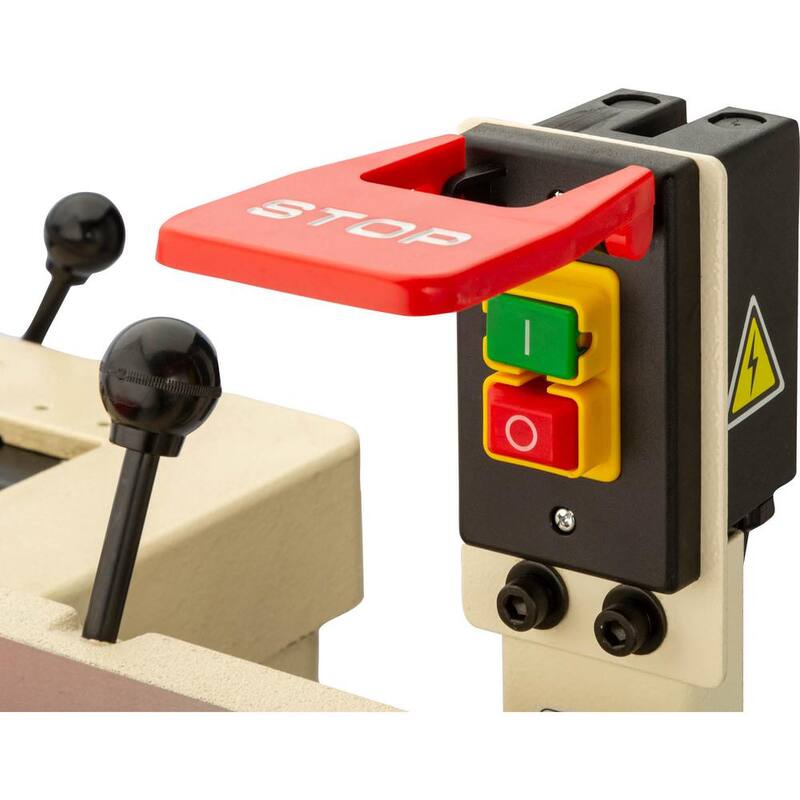Cepilladora de espiga de 8 pulgadas, 230 voltios, 3HP con cabezal cortador helicoidal y base móvil - W1858