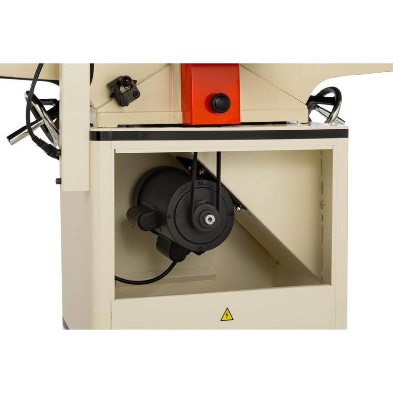 Garlopa de cola de milano de 3 HP de 230 voltios de 8 pulgadas de Shop Fox con base móvil - W1857