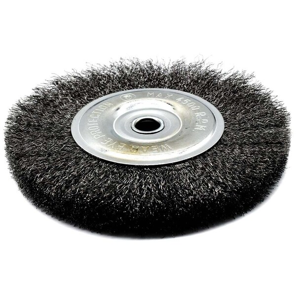 Superior Steel 3" Wire Wheel 1/2" Bore Fine - 4500 RPM - S1801