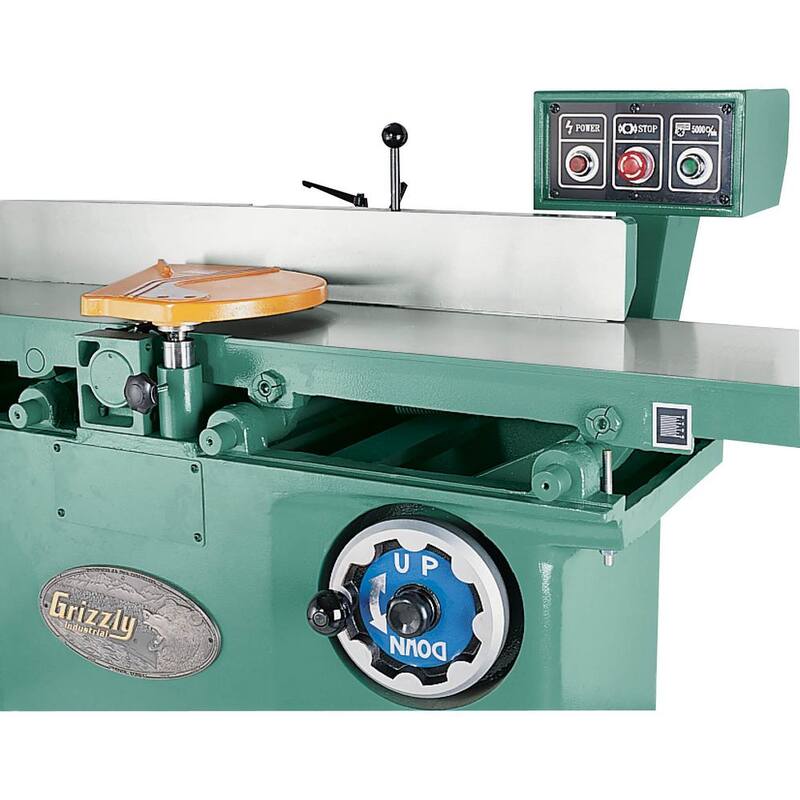 Grizzly Industrial 12 pulgadas x 80 pulgadas Jointer Serie Z con cabezal cortador en espiral - G9860ZX
