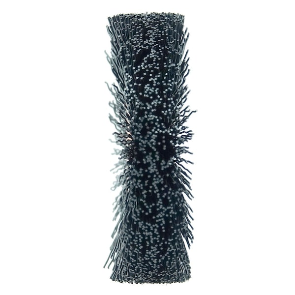 Weiler 2" Dia Nylon Wheel Brush, .010" Crimped Black Nylon Fill, 1/2" - 17223