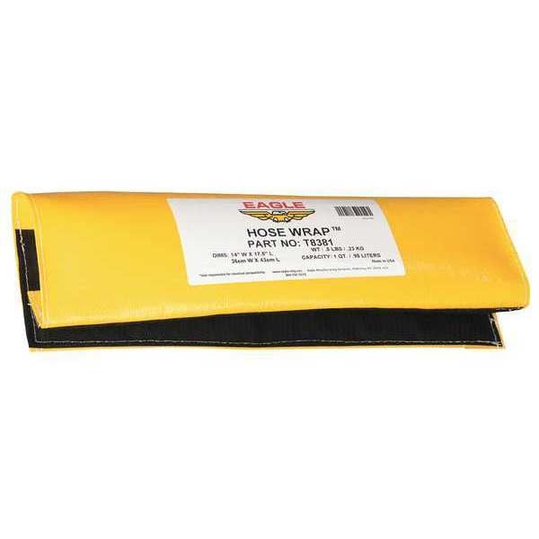 Eagle Mfg Hose Wrap that fits 2 in to 3 in hose, Yellow - T8381 - T8381