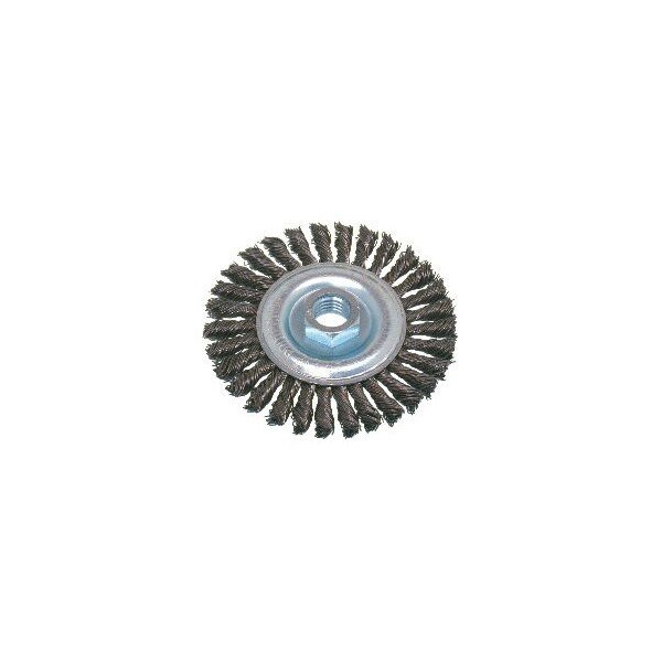 Osborn CABLE KNOT WIRE WHEEL 4 OD X .020 STEEL X 5/8-11 NC AH - 99092