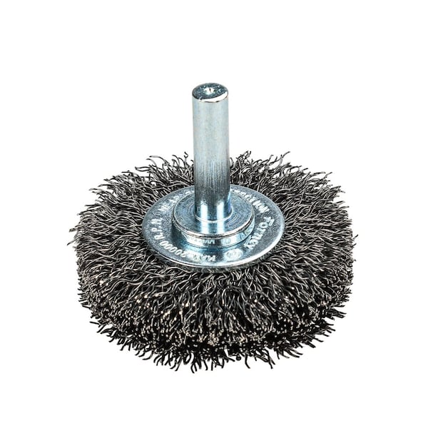 Forney Command PRO Wire Wheel Crimped, 2 in x .014 in x 1/4 in Shank - 60014