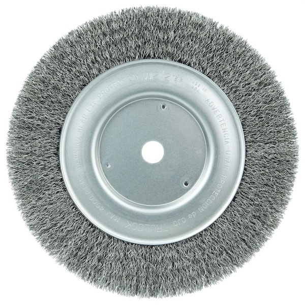 Weiler 8" Maximum Density Crimped , .0118" Steel Fill, 5/8" Arbor Hole - 1514