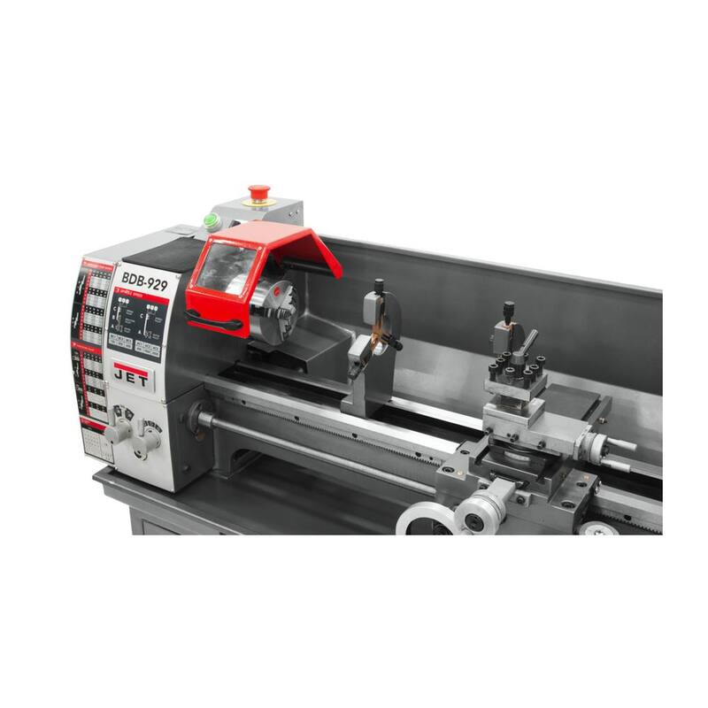 Torno de banco para metalurgia de 9 pulgadas x 29 pulgadas con accionamiento por correa y soporte, 3/4 HP 115-Volt - 321372K