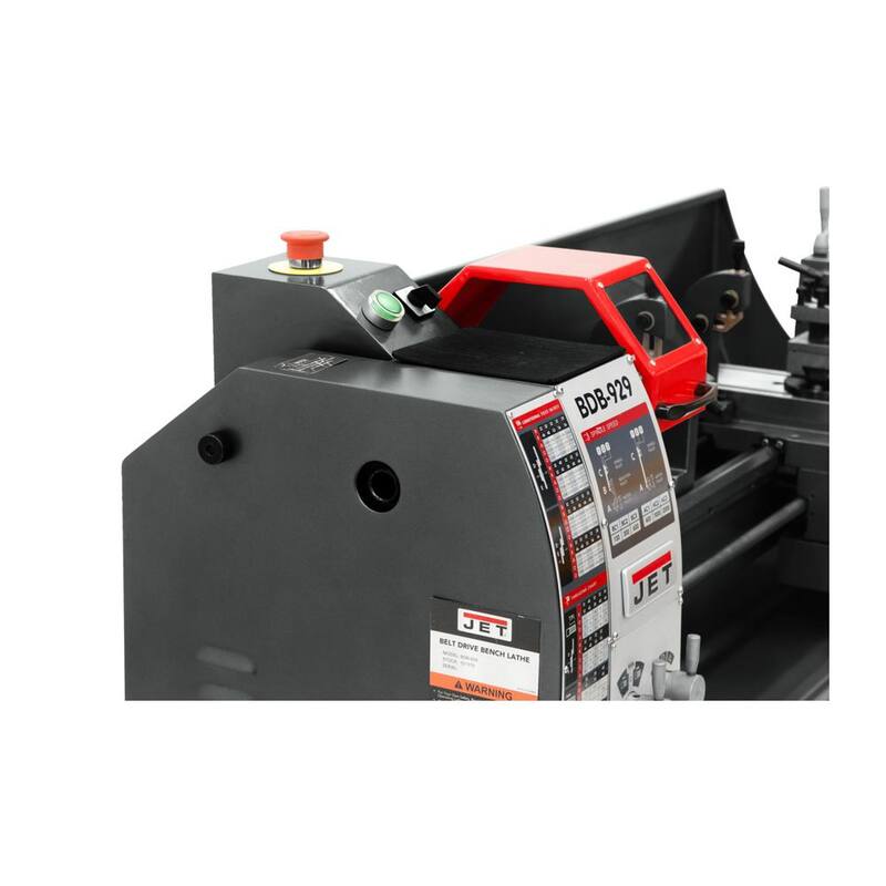 Torno de banco para metalurgia de 9 pulgadas x 29 pulgadas con accionamiento por correa y soporte, 3/4 HP 115-Volt - 321372K